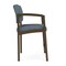 Lesro Lenox Steel Hip Chair Metal Frame, Bronze, RF Serene Upholstery LS1161 - alternate 2